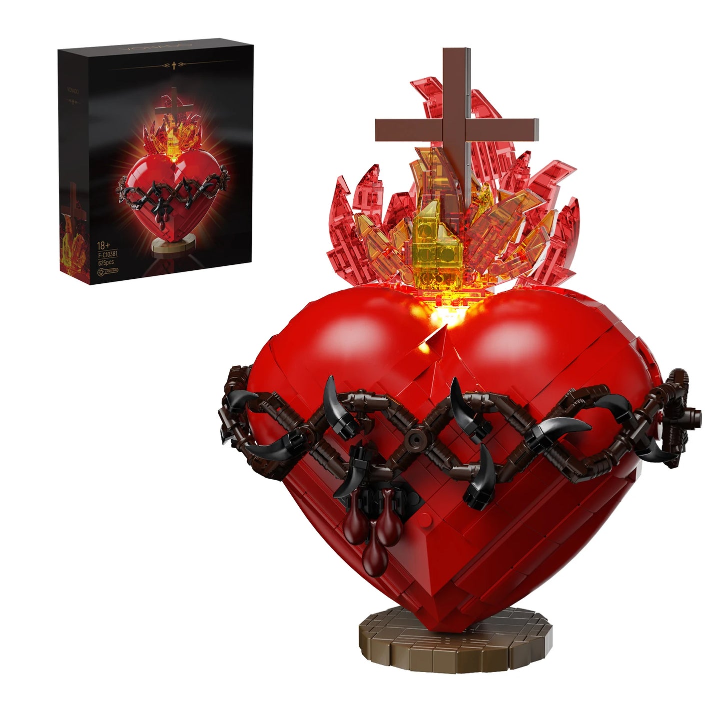 Jesus Christ Cross Building Blocks Assembly Kit For Adults