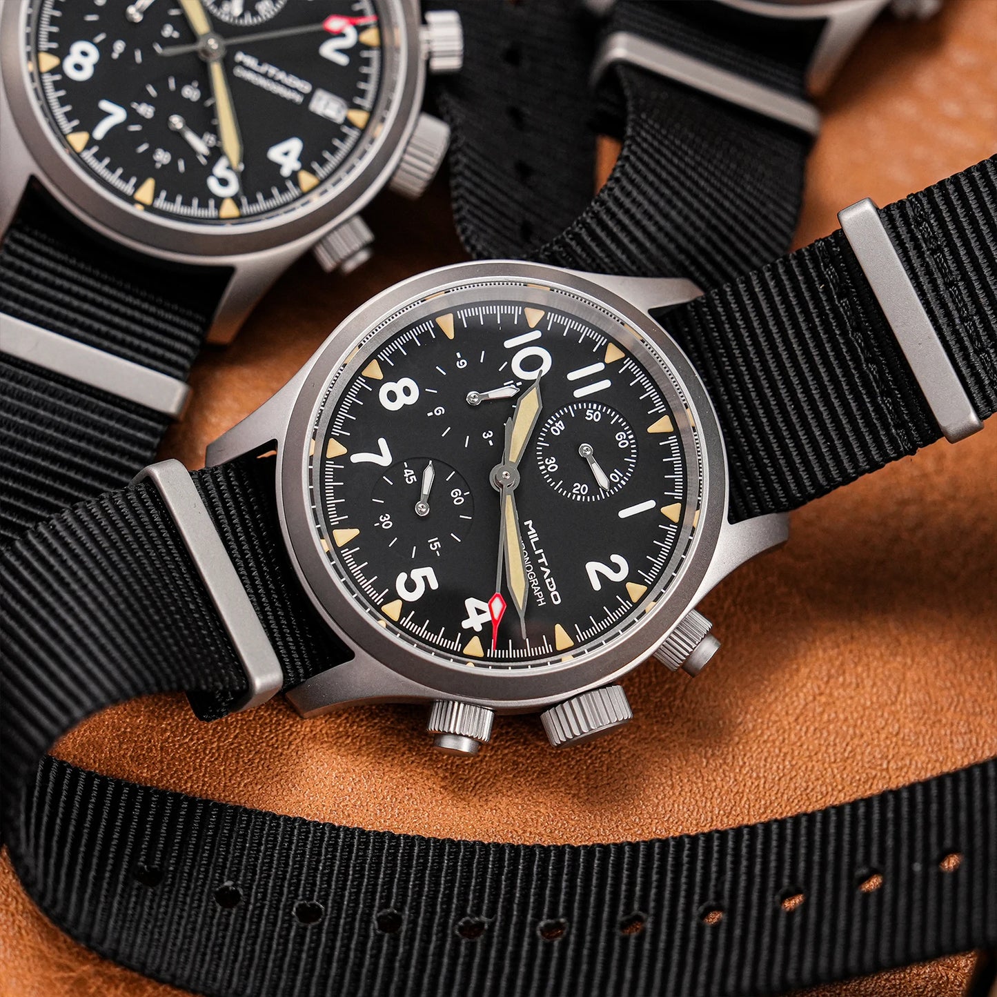 Militado Mens Sports Chronograph Watch With Luminous Markers
