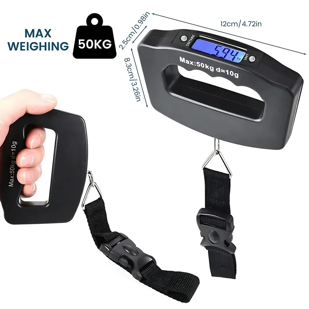 Electronic Digital Luggage Scale With Backlight For Travel