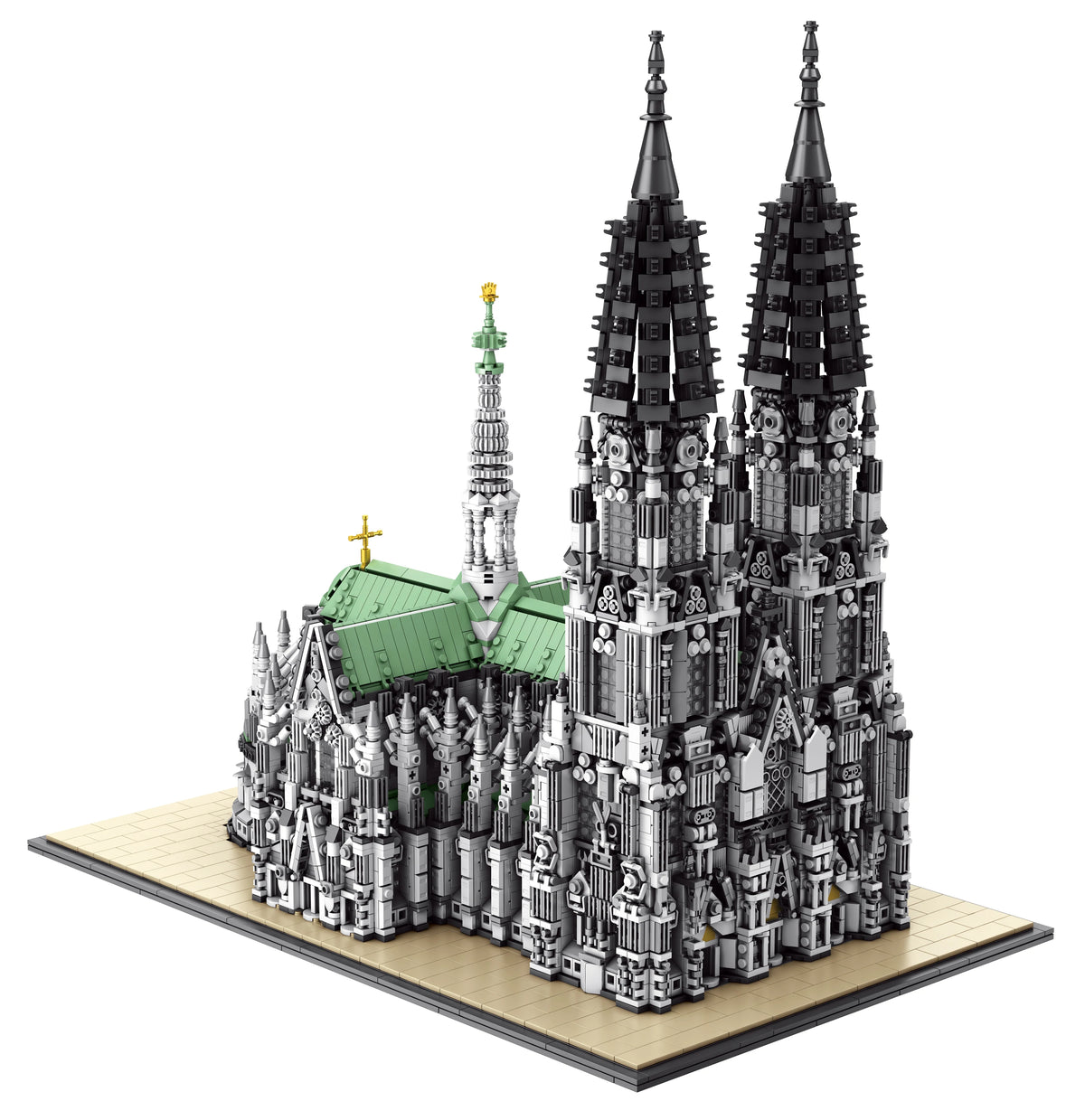 Barweer Cologne Cathedral Gothic Architecture Building Blocks Model Kit