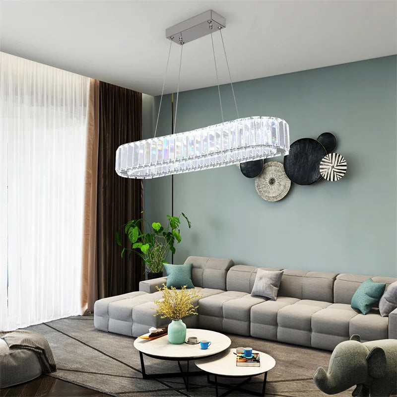 GreeLustr Oval Ring Led Ceiling Lamp For Living Room