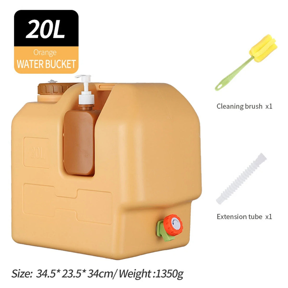 Portable Camping Water Storage Bag With Convenient Spigot