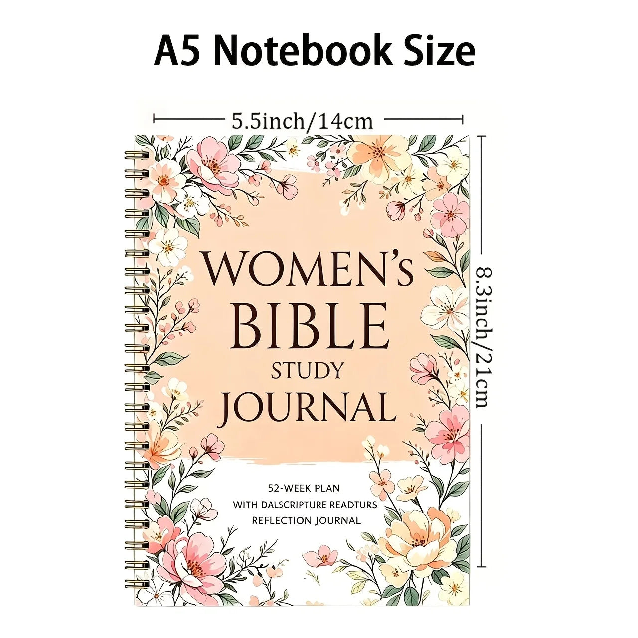 Christian Bible Study Kit With Spiral Notebook And Pen