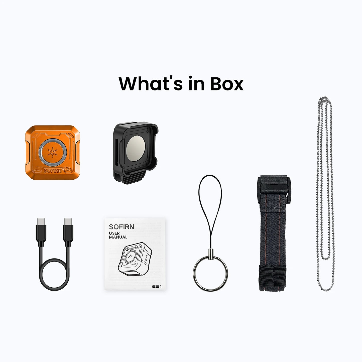 Sofirn SE1 Rechargeable EDC Pocket Flashlight With Signal Ring