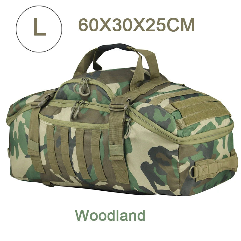 LQARMY Tactical MOLLE Backpack For Outdoor Hiking Camping