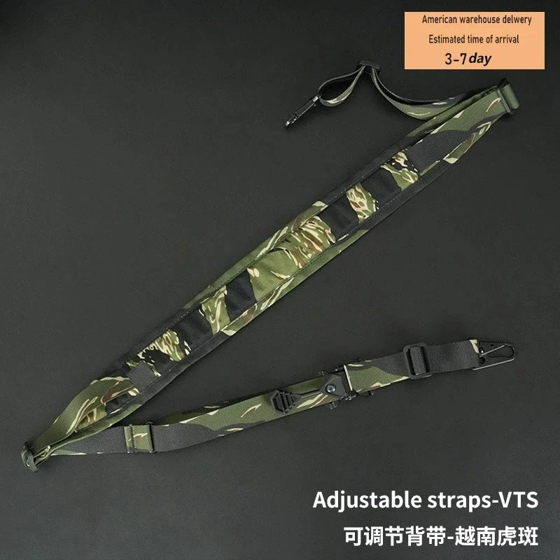 Modular Tactical Rifle Sling With Padded Design For Shooting