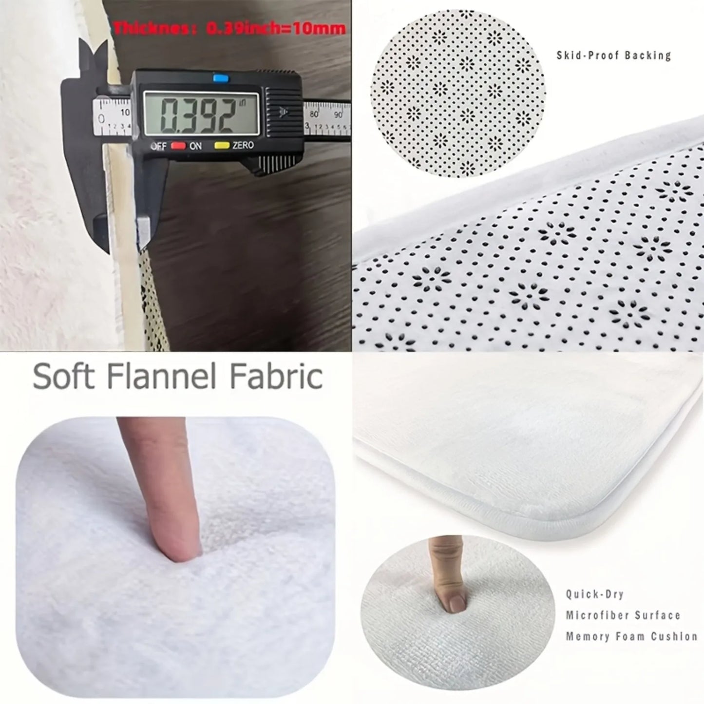 Waterproof Anti Slip Nautical Compass Pattern Door Mat
