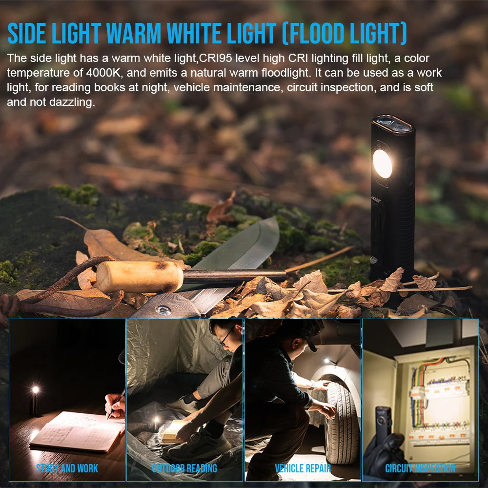 TrustFire MINIX3 Rechargeable EDC Flashlight With Four Light Modes