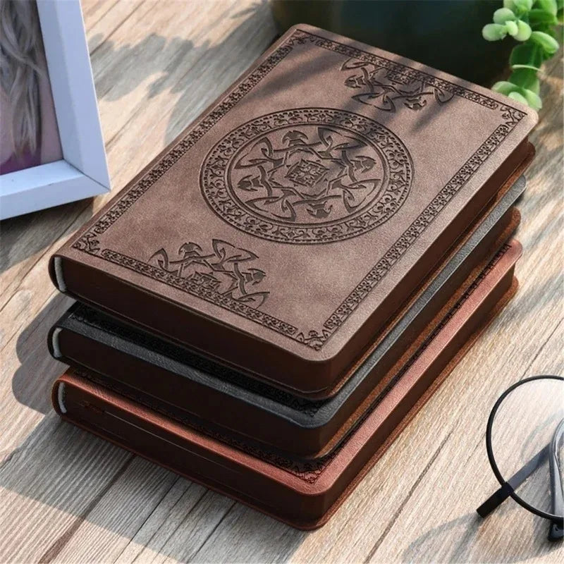 Vintage Leather Portable Notebook Diary Journal Stationery Gift
