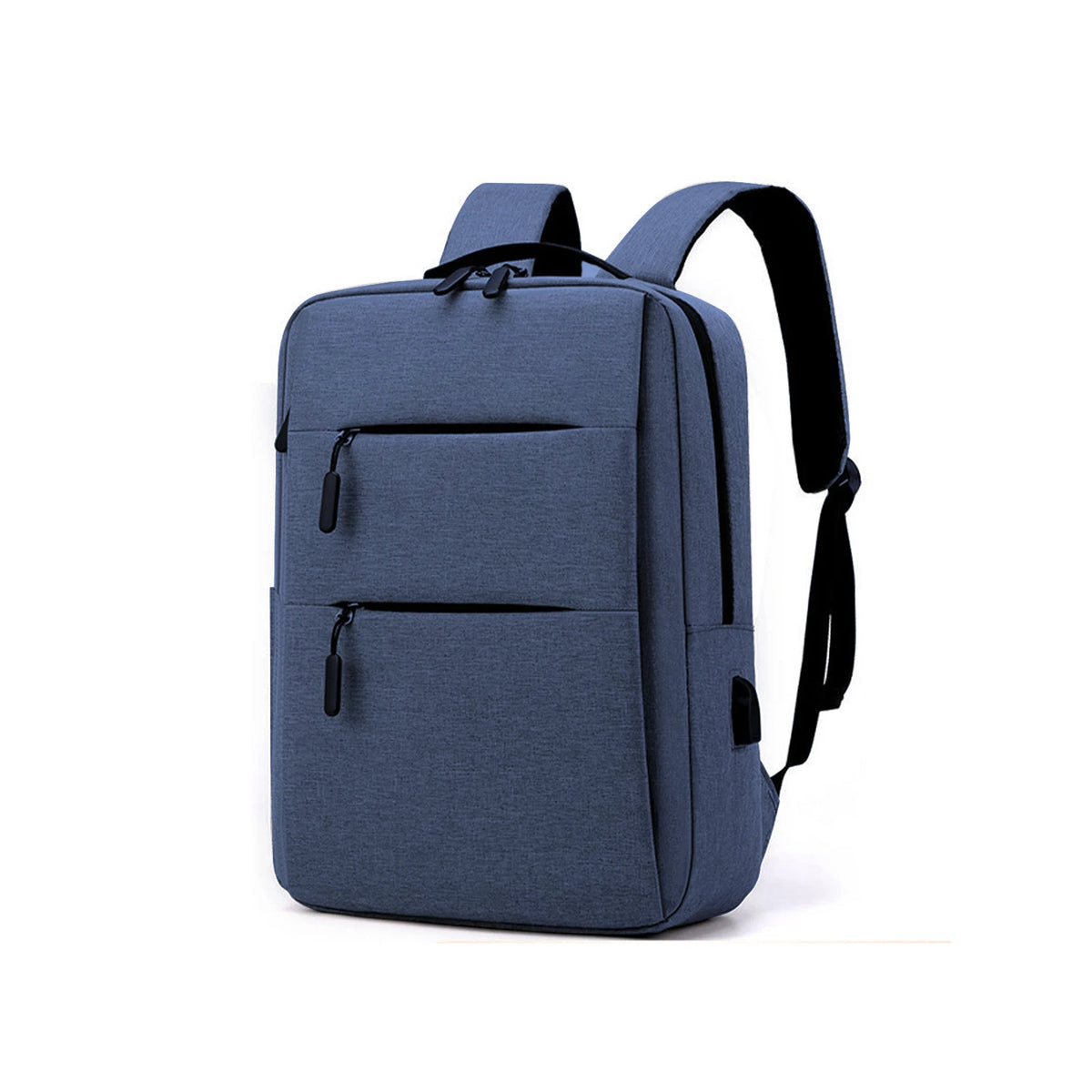 Water Resistant Laptop Backpack With USB Charging Port For Commuters