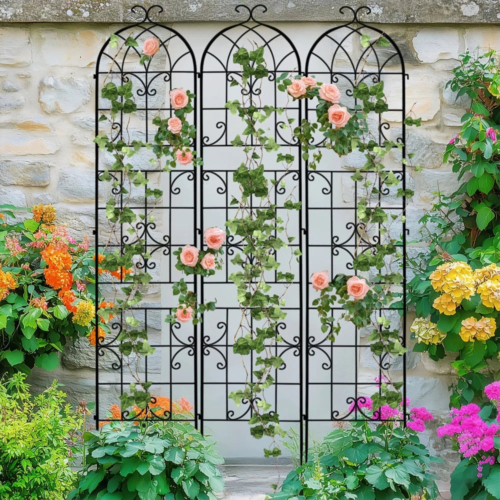 Rustproof Metal Garden Trellis For Climbing Plants And Vines