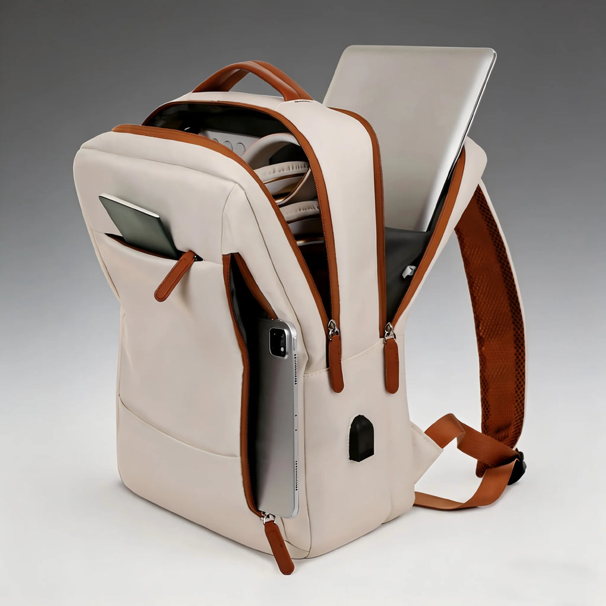 OGEHUAFEE Lightweight Nylon Business Travel Commuter Laptop Backpack