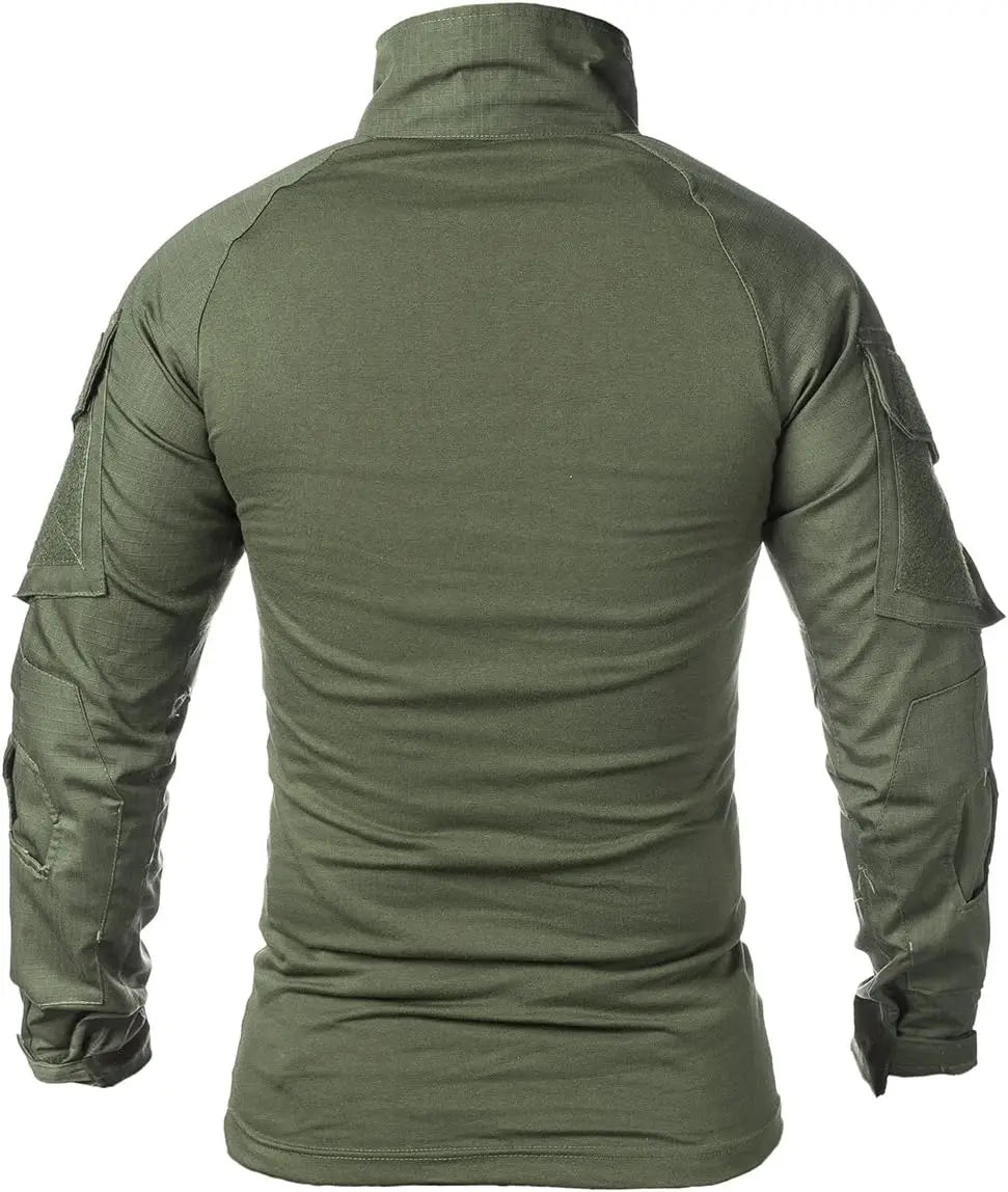 Men Cotton Long Sleeve Knit Sport Top For Daily Training