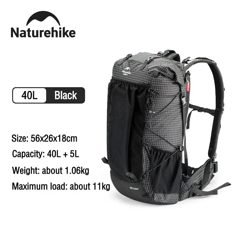 Naturehike Waterproof Hiking Backpack With Rain Cover
