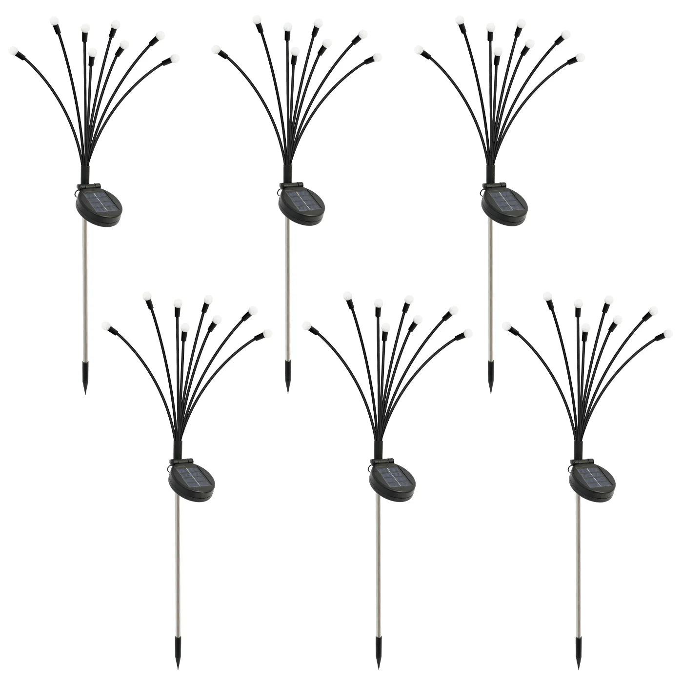 8 Head Solar Firefly Lights LED Outdoor Garden Decorative Waterproof