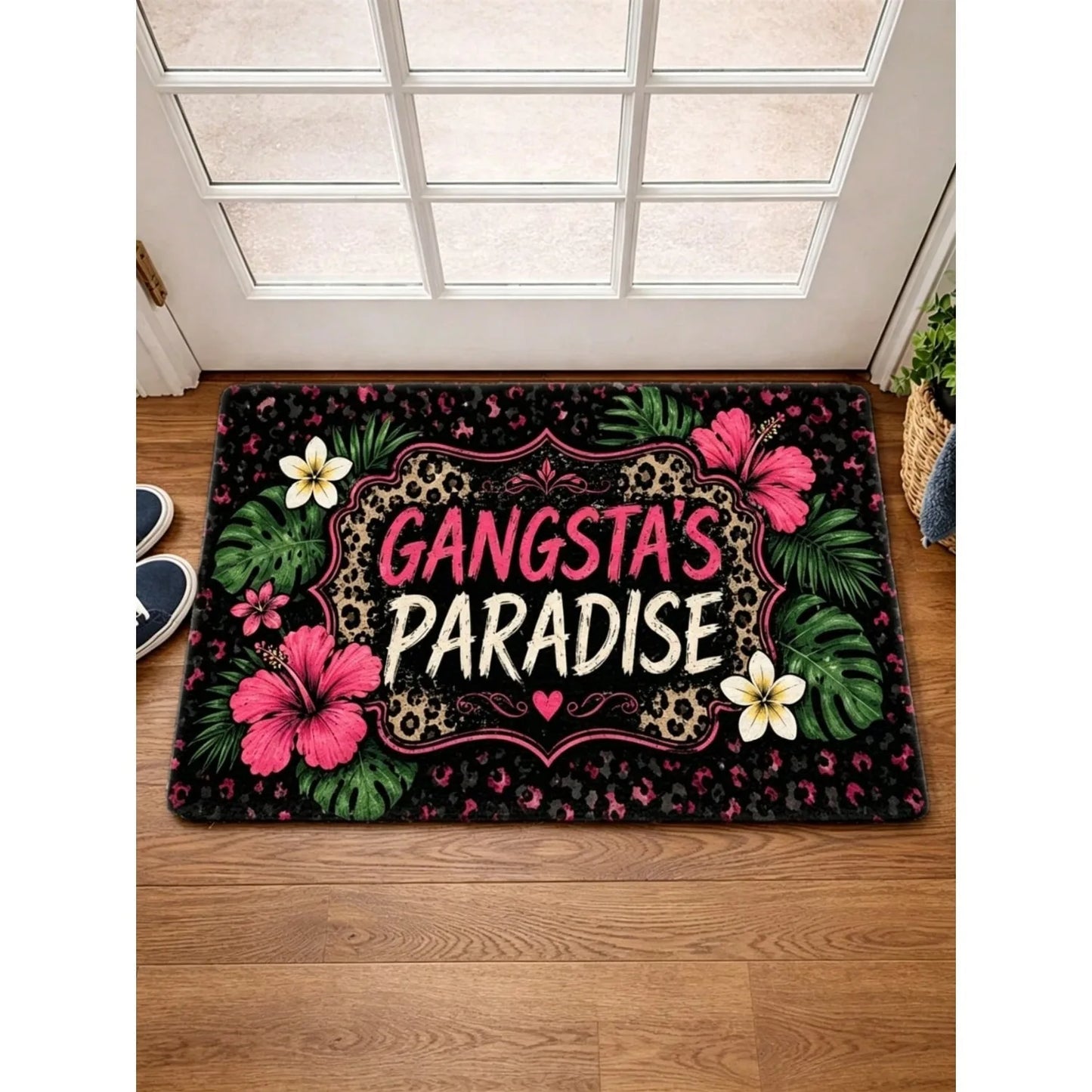 Inspirational Quote Anti Slip Doormat Quick Dry Entryway Floor Rug