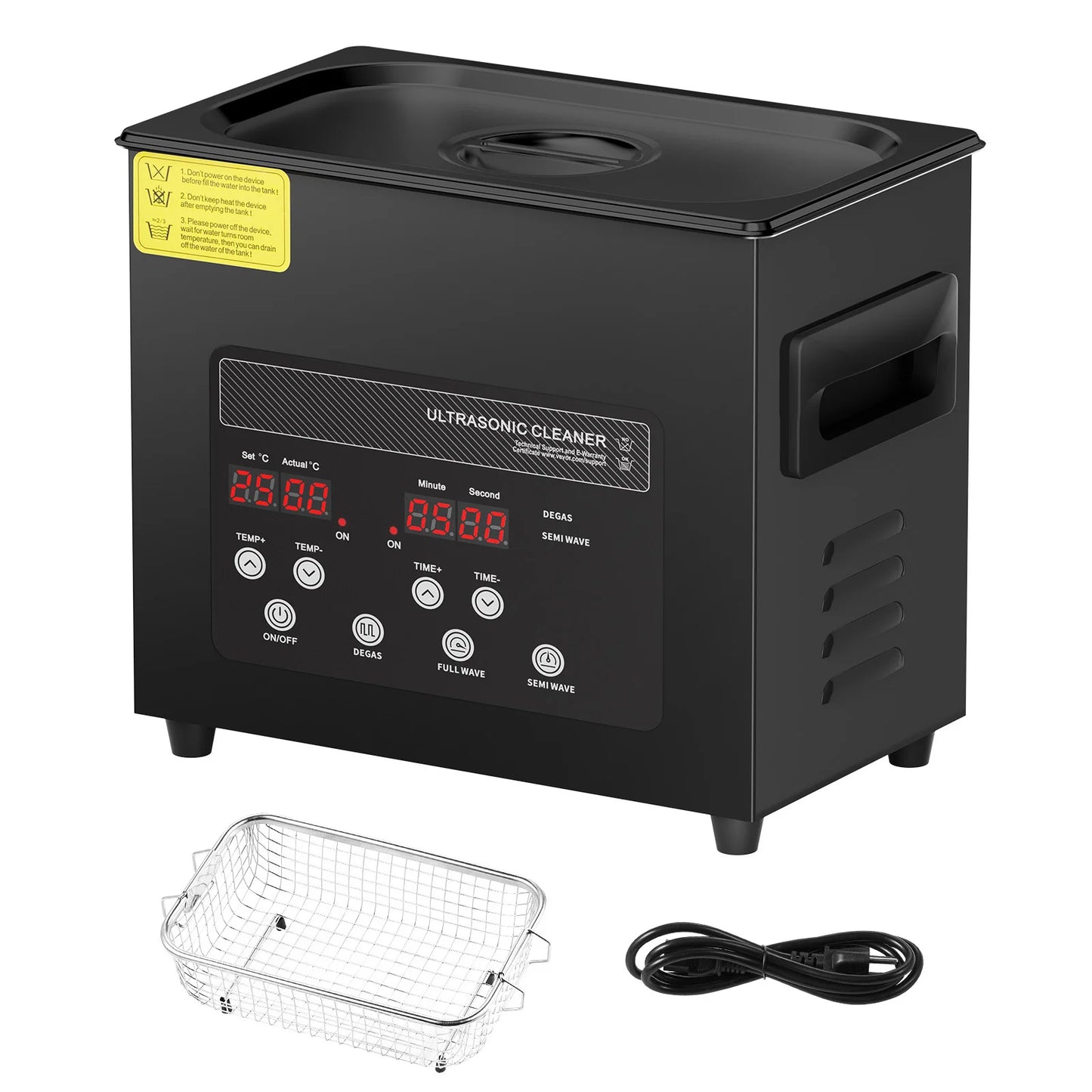 Succebuy Portable Ultrasonic Cleaner With Timer For Dishes