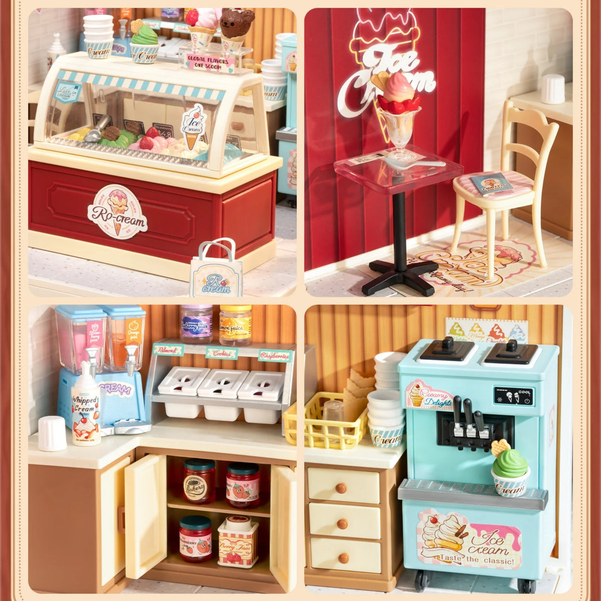 Rolife DIY Miniature Dollhouse Puzzle Kit With LED Light