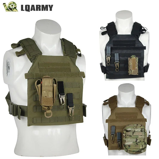 Durable Nylon Molle Plate Carrier Tactical Vest For Outdoor Training