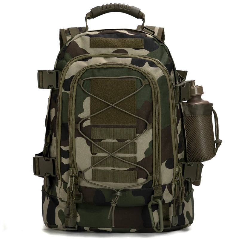LQARMY Tactical Backpack Durable Nylon Bag For Hiking Camping Travel