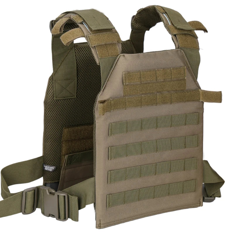 Durable Nylon Molle Plate Carrier Tactical Vest For Outdoor Training