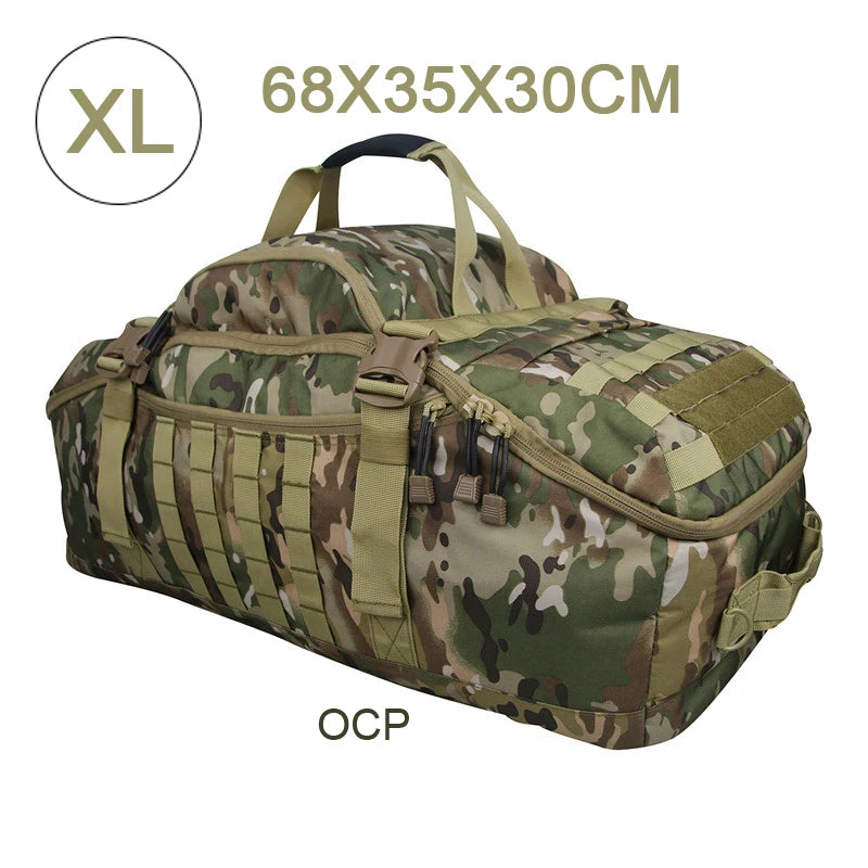 LQARMY Tactical MOLLE Backpack For Outdoor Hiking Camping