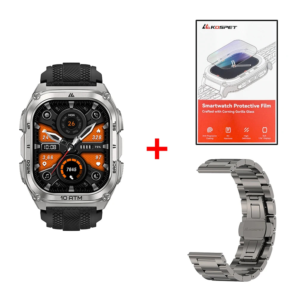 Kospet Tank M4 Smartwatch Featuring Durable Design And Health Tracking